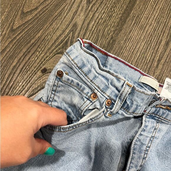 Levi's Boys Youth 550 Boot Cut Jeans Relaxed Fit Denim Light Wash Blue Size 10 - Picture 3 of 12